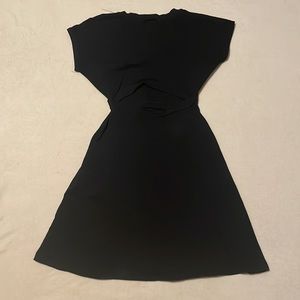 ModCloth Hide and Peek Black Tee Shirt Dress in XS